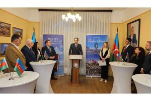 Sankt-Peterburqda Azərbaycanın Zəfər Gününün beşinci ildönümü qeyd olunub Xəbər şəkili