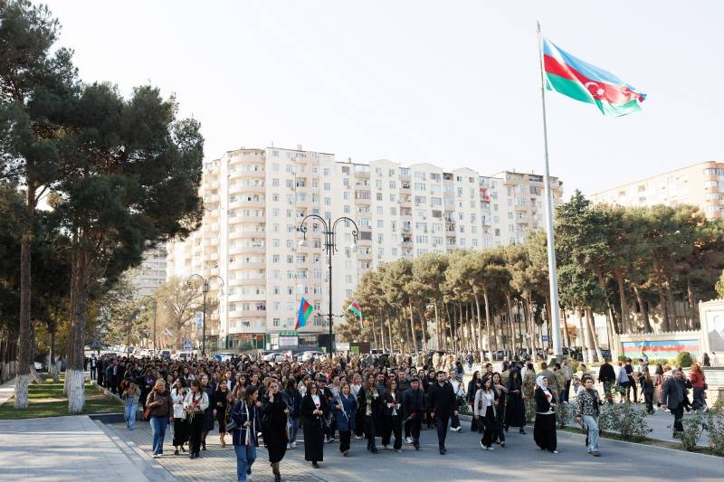 Zəfər Günü Abşeron rayonunda coşqu ilə qeyd olunub (FOTO)