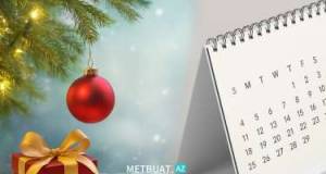 Dekabrda 9 qeyri-iş günü olacaq - Tarixlər Xəbər şəkili