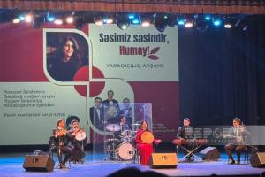 Bakı Musiqi Akademiyasında "Səsimiz səsindir, Humay" yaradıcılıq-xeyriyyə axşamı keçirilib Xəbər şəkili