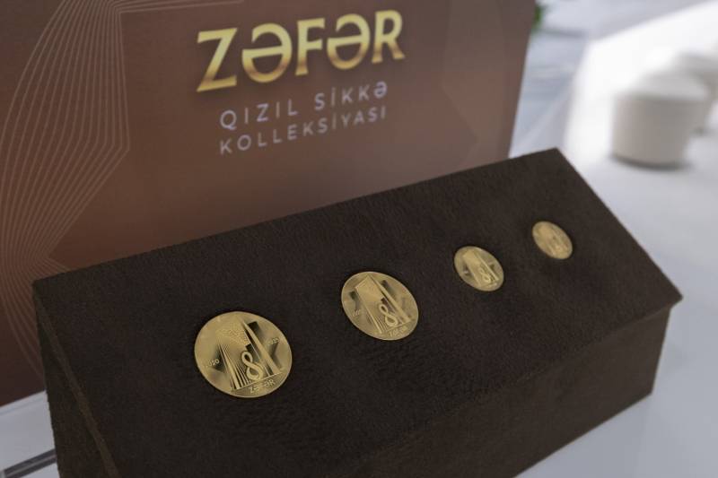 “AzerGold” “Zəfər” adlı yeni qızıl sikkə kolleksiyasını təqdim edib (FOTO)