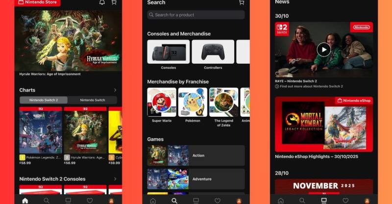 Nintendo-nun Rəsmi Mağaza Tətbiqi Nəhayət iOS və Android üçün Çıxdı