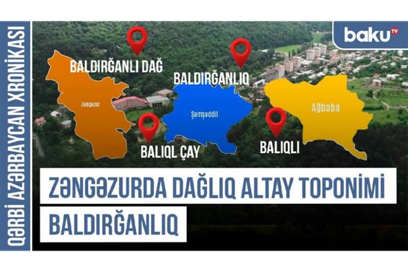 Qərbi Azərbaycan Xronikası: Zəngəzurda Dağlıq Altay toponimi - Baldırğanlıq