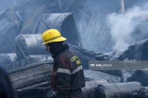 İmişlidə yanğın olub, iki nəfər zəhərlənib