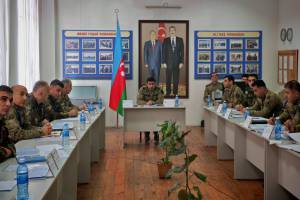 Mülki müdafiə qoşunlarının hərbi hissələri ilə birgə qərargah məşqi keçirilib Xəbər şəkili