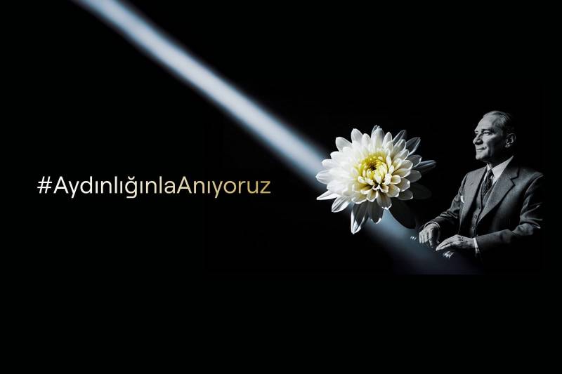 Turknet 10 Noyabr Anım Gününü Ağ Xrizantema Metaforası ilə Qeyd Edir: Atatürkün Mirası Gələcəyə Baxış