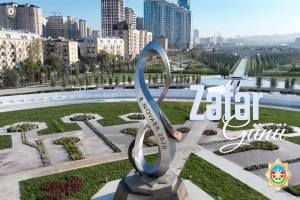 Füzulidə Zəfər Gününə həsr edilən atəşfəşanlıq olub Xəbər şəkili