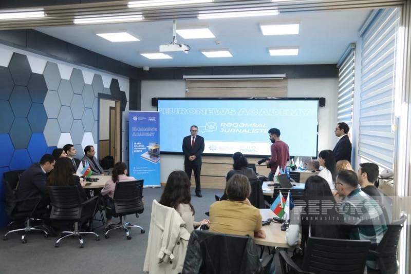 "Euronews Academy" layihəsi çərçivəsində "Rəqəmsal Jurnalistika" mövzusunda təlim proqramına başlanıb