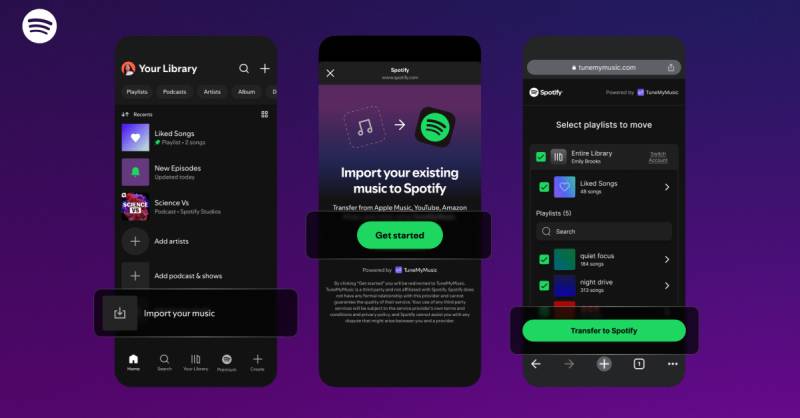 Spotify rəqib platformalardan pleylistləri asanlıqla köçürmək üçün yeni alət təqdim edir