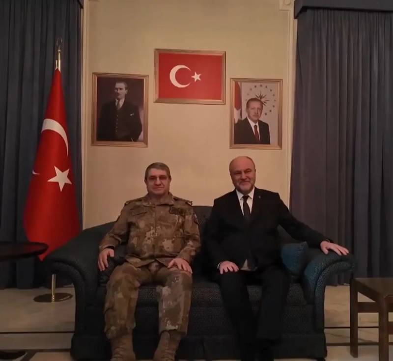 Türkiyə Baş Qərargah Rəisi Selçuk Bayraktaroğlu Suriyanın Paytaxtı Şamda Həmkarları İlə Görüşüb