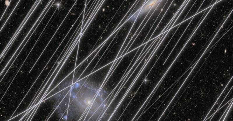 Peyk İzləri “Hubble” Teleskopunun Şəkillərinin 40%-ni Korlaya Bilər – NASA-nın Yeni Araşdırması