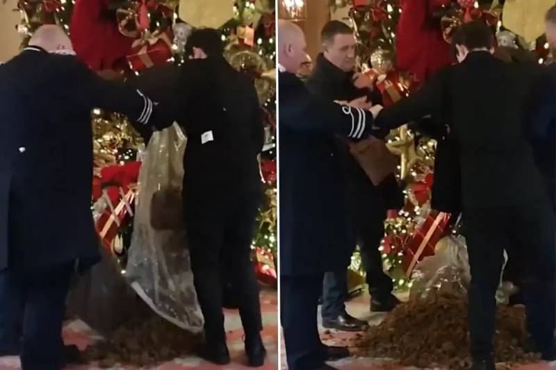 Londondakı Məşhur Ritz Otelində Şok Etiraz: Aktivistlər Yolka Altına Peyin Tökdülər Xəbər şəkili