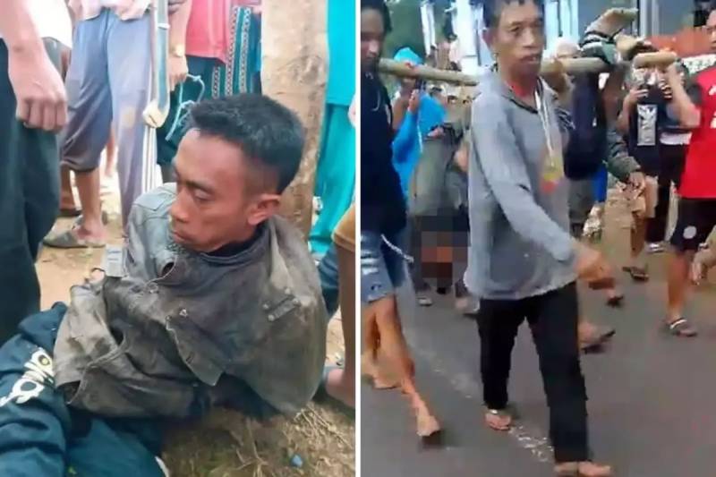 İndoneziyada Qorxunc Linç: Əlil Qadına Təcavüz Edən Adamın Cinsi Orqanını Kəsdilər