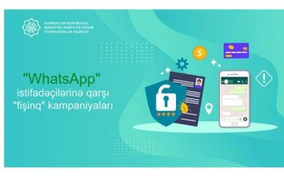 &ldquo;WhatsApp&rdquo; &uuml;zərindən &ldquo;fişinq&rdquo; kampaniyaları -  Xəbər şəkili